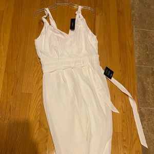White jumpsuit from Lulus!